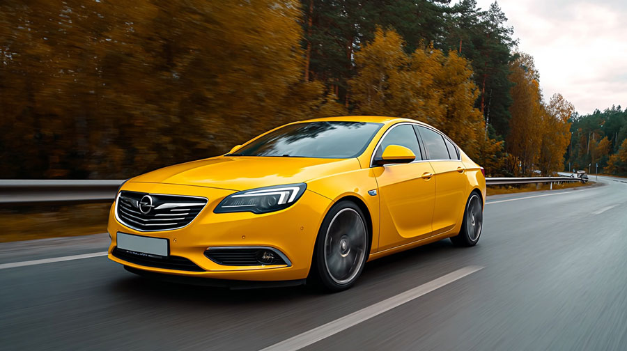 opel-car-yellow